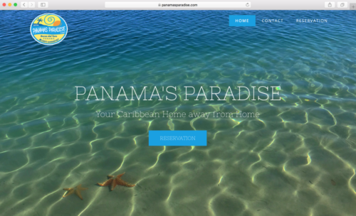 Panama's Paradise / Webdesign